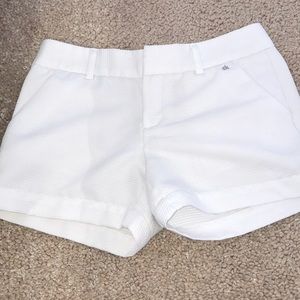calvin klein white shorts